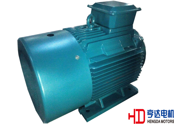Industrielle 10 Pole 380v 3 Phasen-asynchroner Induktions-Motor 90KW mit dem Fan abgekühlt
